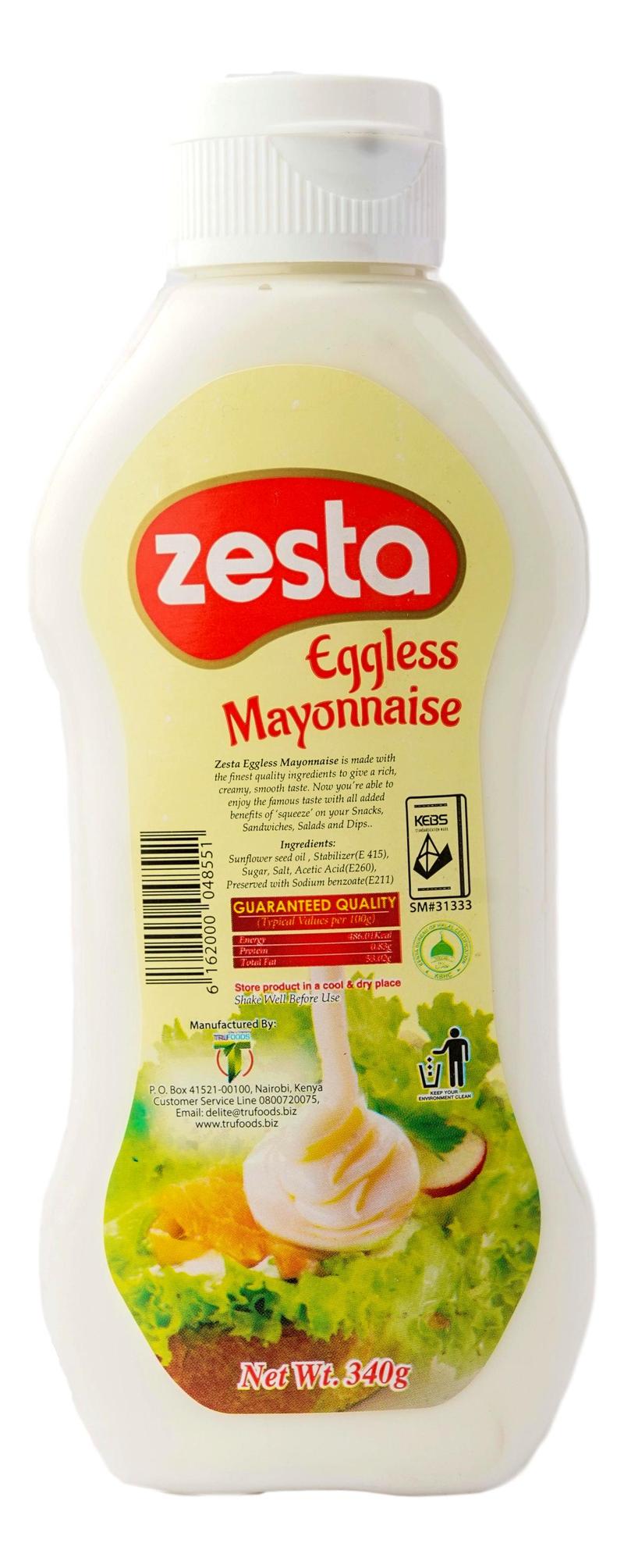 Zesta Eggless Mayonnaise 340G
