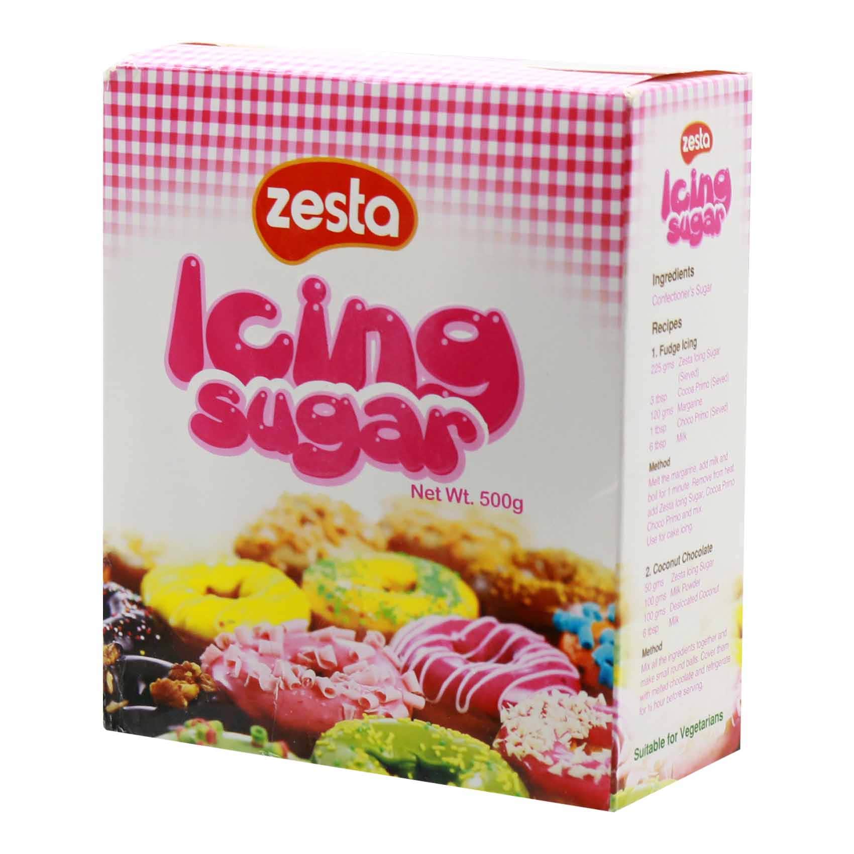 Zesta Icing Sugar 500Gm Bag